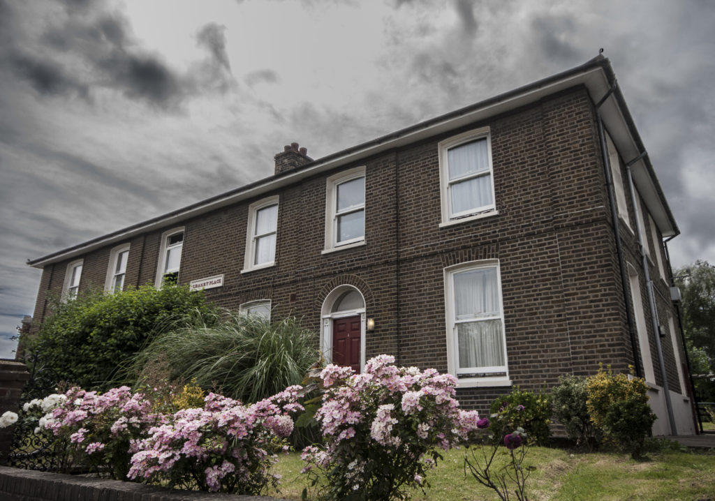 Granby Place, Northfleet, the home of Taylor's father.